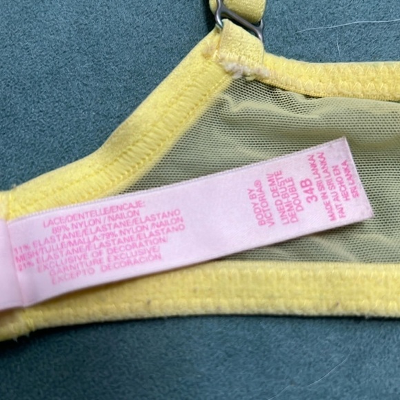 Victoria's Secret Body By Victoria Lined Demi Double Buste Bra size 34B - Picture 8 of 9